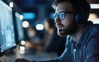 Business Voice Services Provider Installing Modern Business Phone And VoIP Communication Solutions To Improve Reliable Voice Connectivity For Organizations.