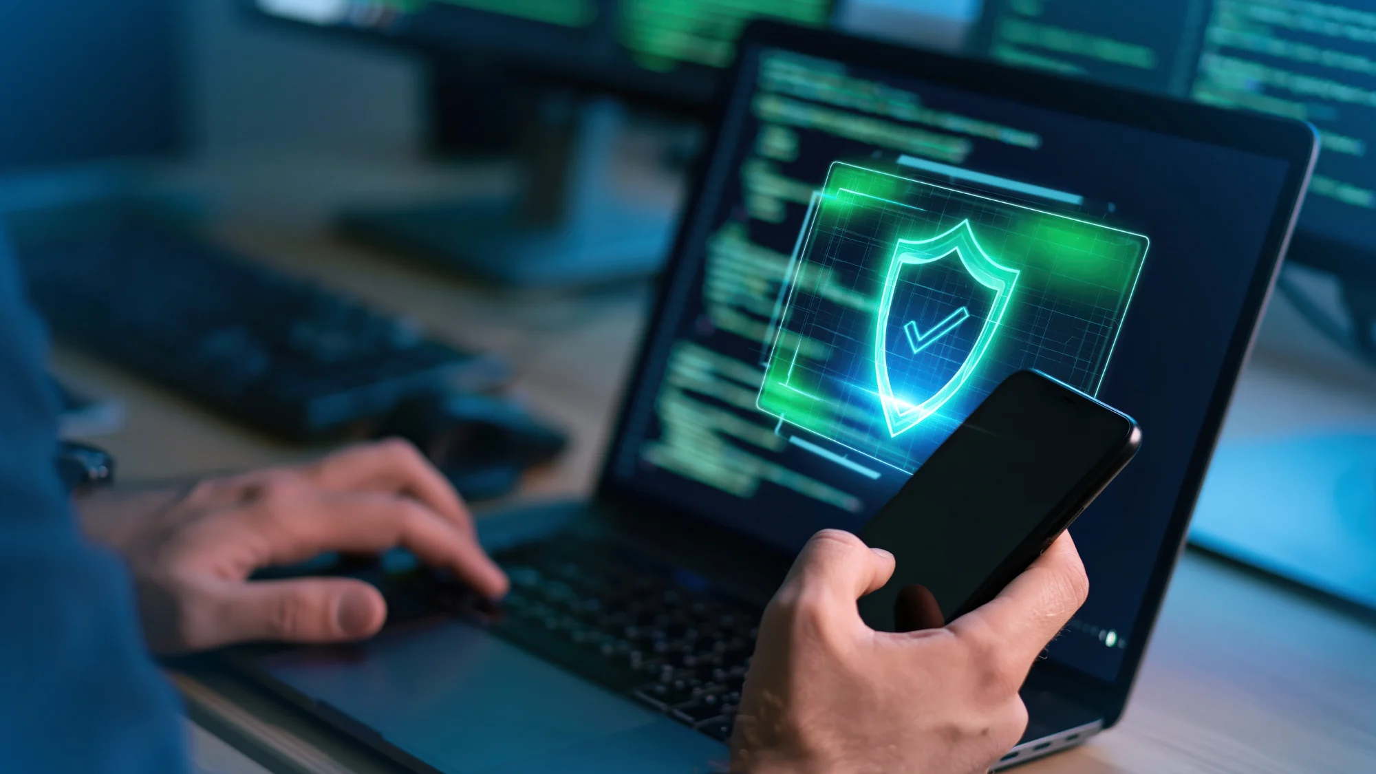 Cyber security consultant near me reviewing business security systems